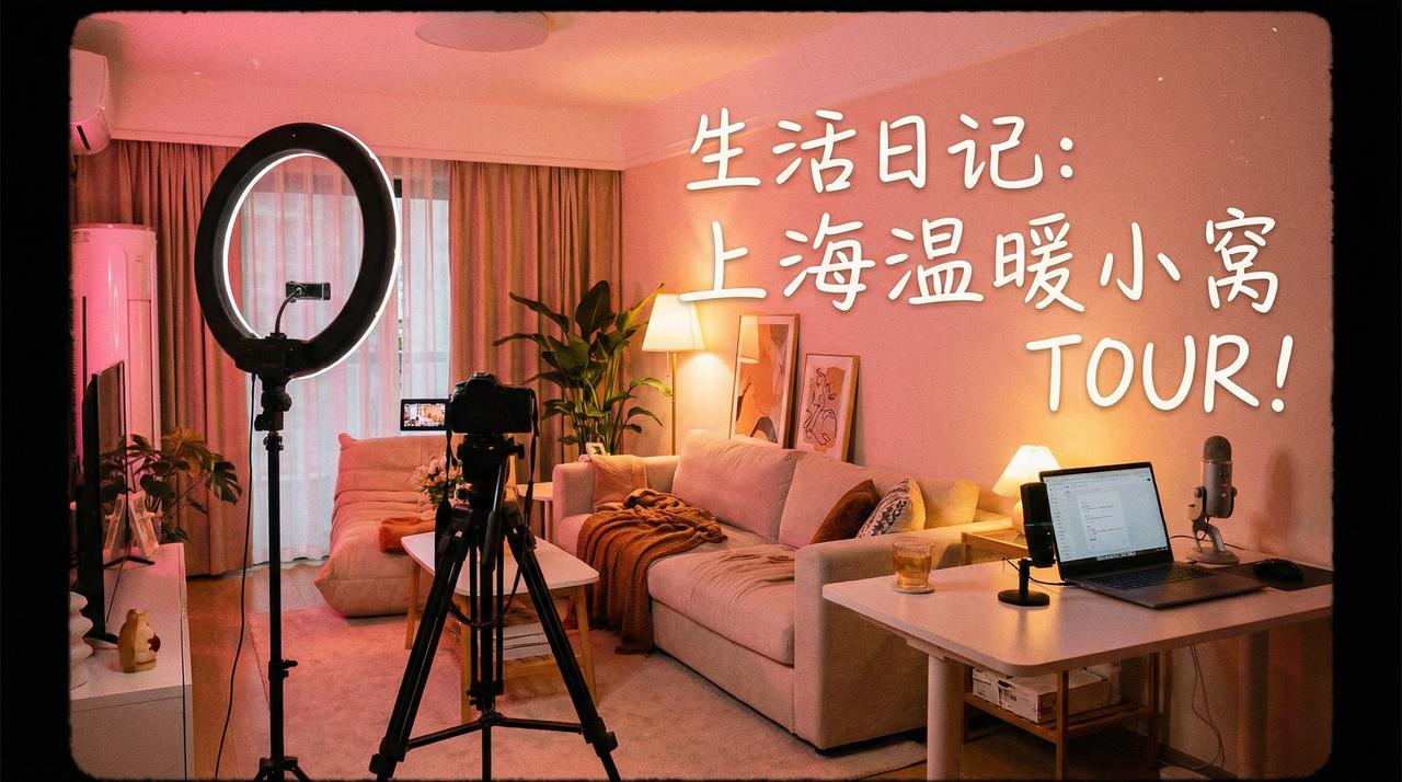 抖音风生活视频 - 上海温暖小窝生活记录